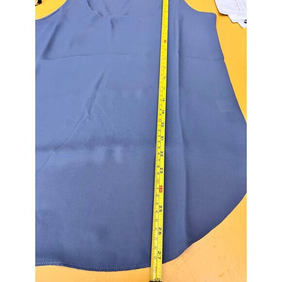 Krisa Revolve Blue Sleeveless Scoop Neck Tunic Tank Top NWT - Picture 9 of 11